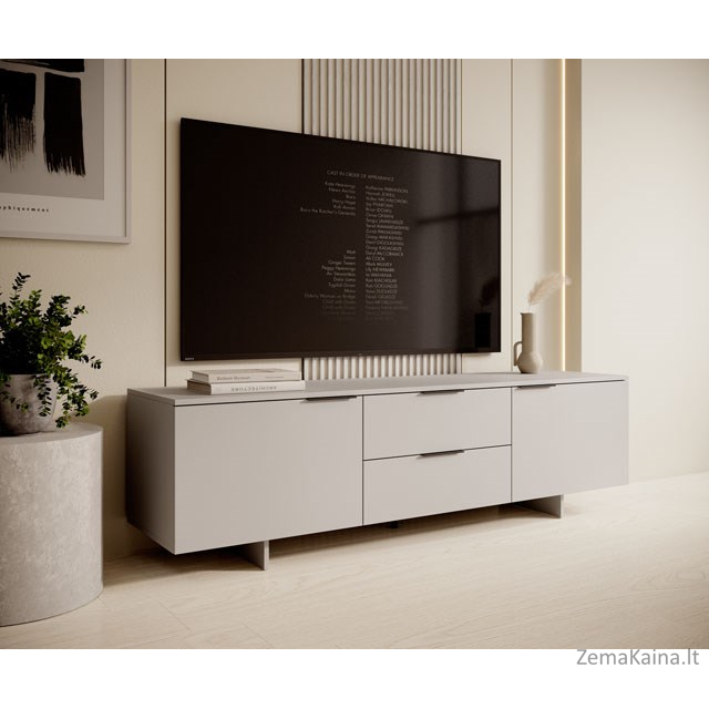Cama RTV 2D2S ALMA spintelė 180x41,5xH55 kašmyras 2