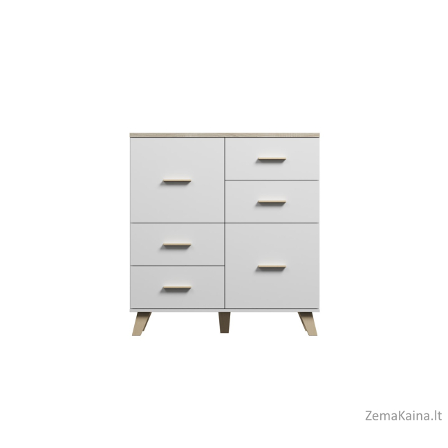 Cama Komoda LOTTA 110 2D4S komoda / indauja svetainei 2 durys
