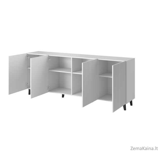 Cama Komoda PAFOS 200x42x82 balta matinė 2