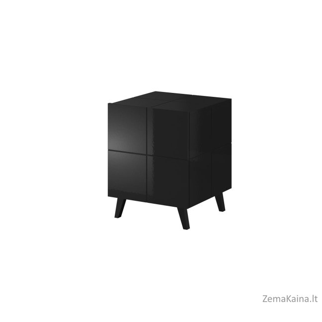 Cama REJA SZF CZ naktinis staliukas / staliukas prie lovos 1 stalčiai Juoda 7