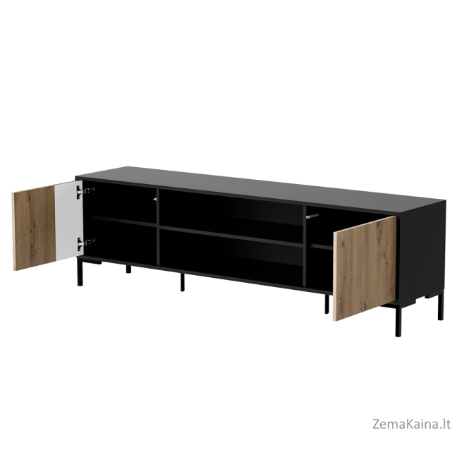 Cama RTV cabinet MERCI RTV cabinet 180 x 40 x 53.5 cm black/oak artisan 1