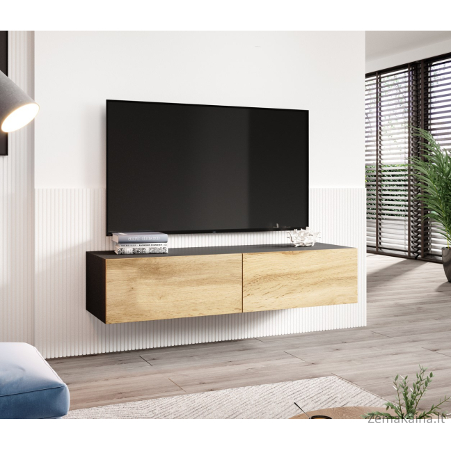 Cama RTV VIGO140 C/DW TV stovas / baldas garso ir vaizdo aparatūrai 2 spintos 2