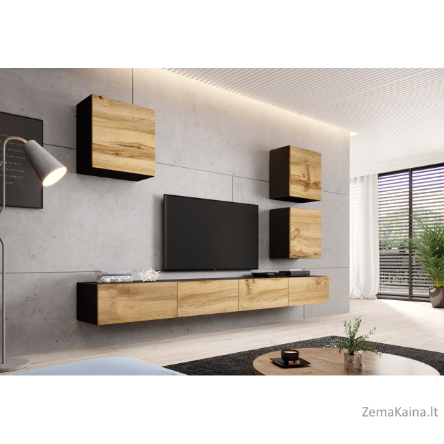 Cama RTV VIGO140 C/DW TV stovas / baldas garso ir vaizdo aparatūrai 2 spintos 4