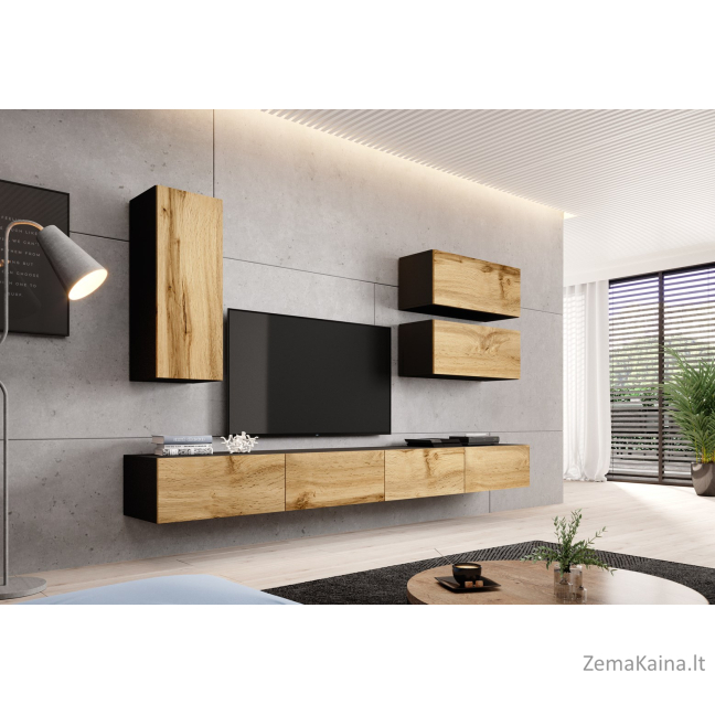 Cama RTV VIGO140 C/DW TV stovas / baldas garso ir vaizdo aparatūrai 2 spintos 5