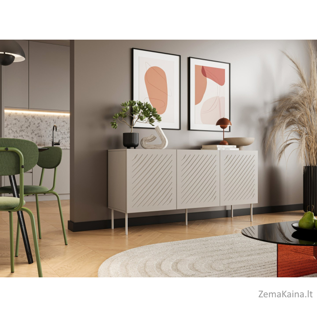 Cama SIENA komoda 150,5x40x75 kašmyro matinis 2