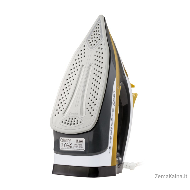Camry CR 5029 lygintuvas Garinis lygintuvas Juoda, Geltona 2400 W 3