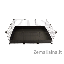 C&C Klatka moduł 3x2 świnka królik jeż czarna