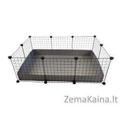C&C Klatka moduł 3x2 świnka królik jeż srebrnoszara