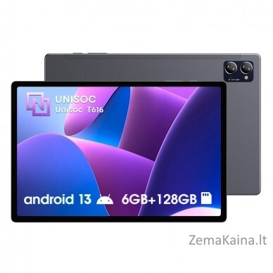 Chuwi HiPad X Pro 4G LTE-TDD & LTE-FDD 128 GB 26,7 cm (10.5") Tigras 6 GB Wi-Fi 5 (802.11ac) Android 12 Pilka