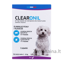 CLEARONIL dla małych psów (2-10 kg) - 67 mg x 3