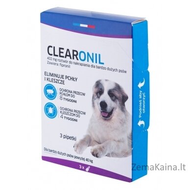 CLEARONIL dla bardzo dużych psów powyżej 40 kg - 402 mg x 3 2