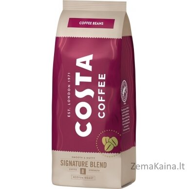 Costa Coffee Signature Blend Medium kavos pupelių 500g 1