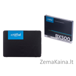 Crucial CT500BX500SSD1 SSD diskas 2.5" 500 GB „Serial ATA III“ 3D NAND