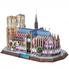 CUBICFUN 3D dėlionė su LED (didelė) „Noterdamo katedra“