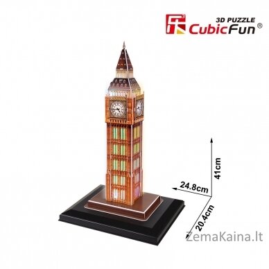 CUBICFUN 3D dėlionė „Big Benas“ (LED) 3