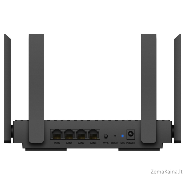 Cudy WR1500 belaidis maršrutizatorius Gigabitinis eternetas Dviguba juosta (2,4 GHz / 5 GHz) Juoda 3