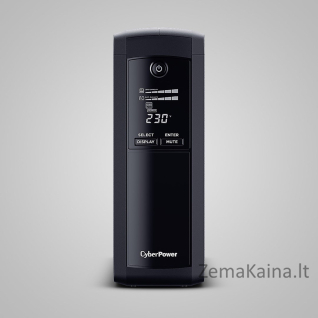 CyberPower Tracer III VP1200ELCD-FR nepertraukiamo maitinimo resursai (UPS) „Line-Interactive“ 1,2 kVA 720 W 5 AC išvestis(ys / čių)