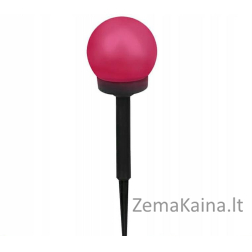 VOLTENO SAULĖS LEMPAS PLASTIKINIS KUMULYS 10cm RAUDONAS