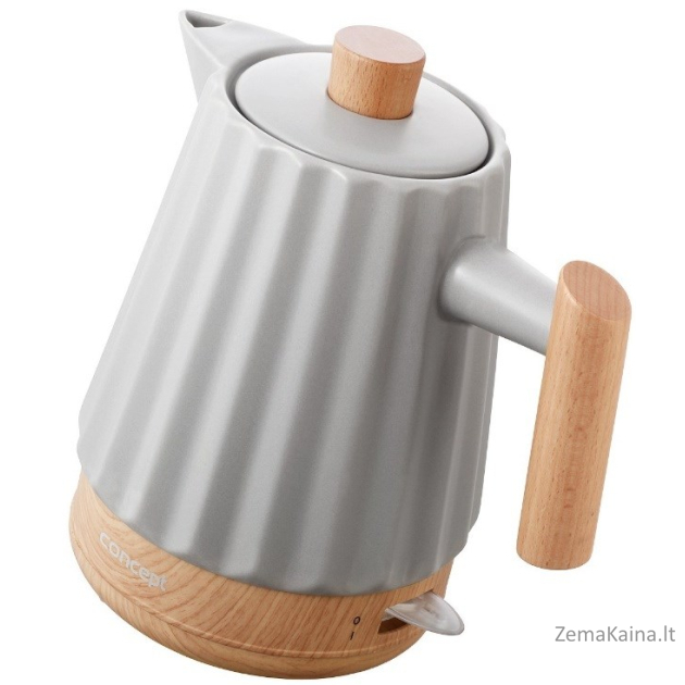 Czajnik elektryczny ceramiczny RK0091 CONCEPT szary 2