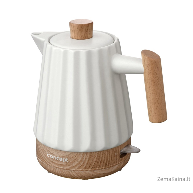 Czajnik elektryczny ceramiczny RK0090 CONCEPT biały 1