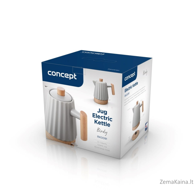 Czajnik elektryczny ceramiczny RK0091 CONCEPT szary 7