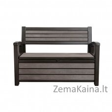 Daiktadėžė - suoliukas Keter HUDSON STORAGE BENCH 227l antracito, 235688