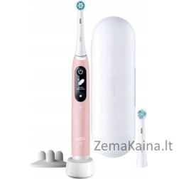 Dantų šepetėlis Oral-B Oral-B iO Series 6s elektrický zubní kartáček, časovač, tlakový sensor, 5 programs, application Oral-B, rožinė