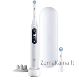 Dantų šepetėlis Oral-B Oral-B iO Series 6s elektrický zubní kartáček, časovač, tlakový sensor, 5 programs, application Oral-B, white