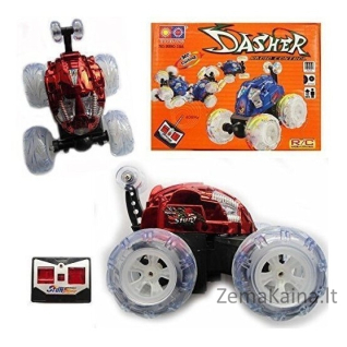 „Dasher“ nuotolinio valdymo automobilis su šviesomis ir muzika, raudonas