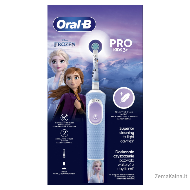 Dantų šepetėlis Oral-B Vitality Pro Kids Frozen