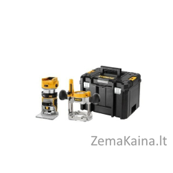 DEWALT FREŽA 18V 2in1 8mm BE BATERIJAŲ IR ĮKROVIMO TSTAK DCW604NT