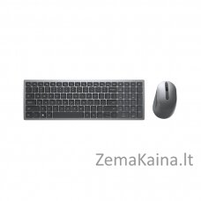 DELL KM7120W klaviatūra RD belaidis ryšys + „Bluetooth“ QWERTY JAV tarptautinė versija Pilka, Titanas