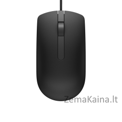 DELL MS116 kompiuterio pelė Abiems rankoms USB A tipo Optinis 1000 DPI
