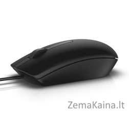 DELL MS116 kompiuterio pelė Abiems rankoms USB A tipo Optinis 1000 DPI