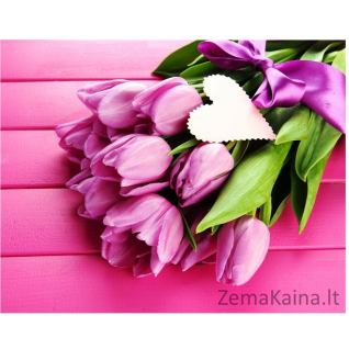 Deimantines mozaikos rinkinys - TULIPS AND LOVE WD022