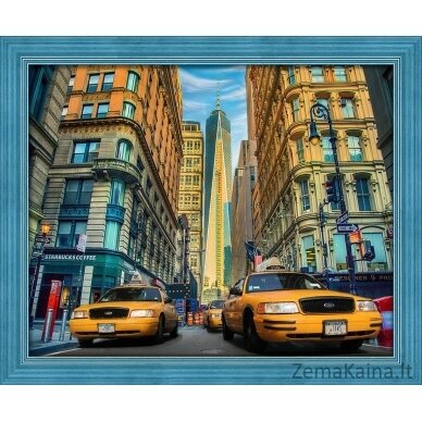 Deimantinė mozaika New York Taxi AZ-1707 50x40cm