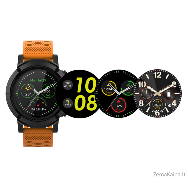 Denver SW-510 black+orange strap 3
