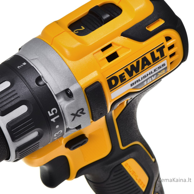 DeWALT DCD791D2-QW grąžtas Beraktė Juoda, Geltona 1,5 kg 2 x 2 Ah 2