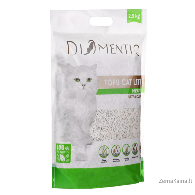 DIAMENTIQ Żwirek Tofu zbrylający 2,5 kg NATURALNY 3