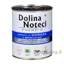 DOLINA NOTECI Premium Daug menkės ir brokolių - drėgnas maistas šunims - 800 g