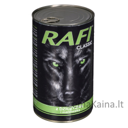 Dolina Noteci Rafi Classic su elniena ir morkomis - Šlapias šunų maistas 1240 g