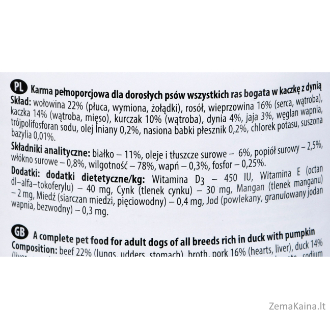 Dolina Noteci Premium Daug ančių ir moliūgų 400 g 1
