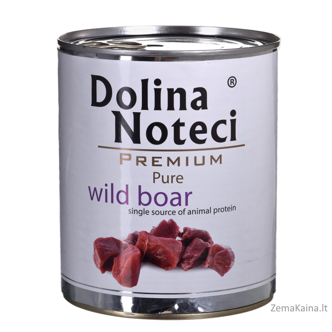 DOLINA NOTECI Premium Pure turtingas žvėriena - šlapias šunų maistas - 800g 1