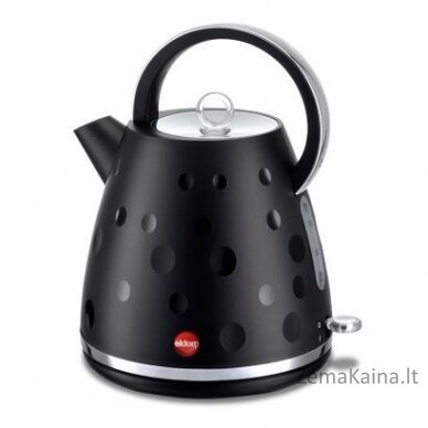 DROPPY kettle, 2000 W, capacity 1.7 l, mesh filter, black