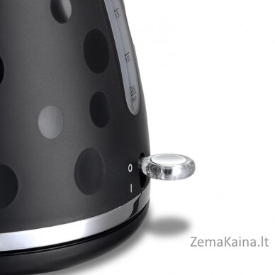 DROPPY kettle, 2000 W, capacity 1.7 l, mesh filter, black 2