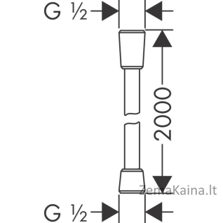 Dušo žarna Hansgrohe Isiflex 28274000