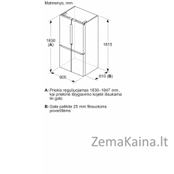 Dviduris šaldytuvas Bosch KFN96AXEA