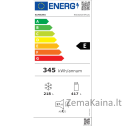 Dviduris šaldytuvas Samsung RS65DG54M32C