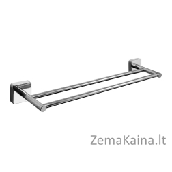 Dvigubas rankšluosčio laikiklis Kapitan QUATTRO 42 52, chromas