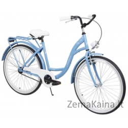 Dviratis AZIMUT City Lux 26" 2021 light blue-white